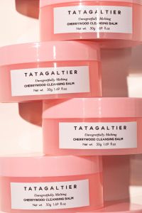 TATAGALTIER CHERRYWOOD CLEANSING BALM 50G CLEAN FACE SOOTHING BRIGHTENING HYDRATING ACNE SKIN