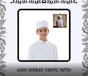 Kain Serban Tahfiz Putih