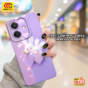 Case Hp OPPO A3X 4G 2024 Terbaru Motif Kartun Lucu Casing Silikon Softcase Skin TPU Pro Camera
