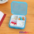 4 Slot Medicine Box Mini Storage Box Colourful Family First Aid Drug Box Organiser. 