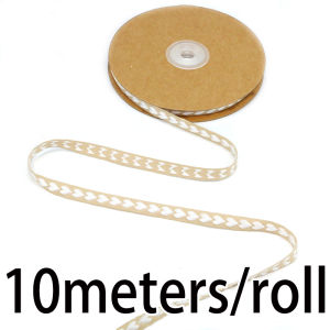 (10ม./ม้วน) 1ซม. วันวาเลนไทน์ริบบิ้นงานแต่งงานเทศกาลโรแมนติกเครื่องแต่งกายงานฉลองออกแบบ DIY