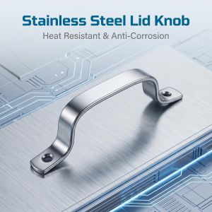 ✅ Double-hole pot lid handle Lid handle lid cap lid handle Universal pot lid glass lid combination lid with decorative beads