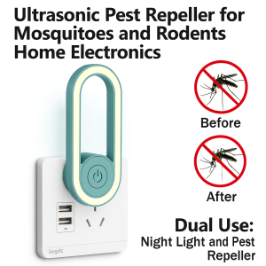 New LED Mosquito Repellent Lamp Ultrasonic Mosquito Repellent Can Repel All Kinds Of Mosquitoes Household Mosquito Repellent驱虫器