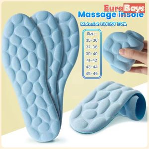 E.B. Comfortable Massage Memory Foam Insole Pebbles Sole Breathable Shoe Cushion Sport Running