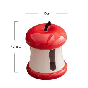 Sacesr Cartoon Core Ceramic Tissue Desktop Storage Container Simulated Paper Towel Holder Napkin Holder Tissue Boxes Q9Z6P