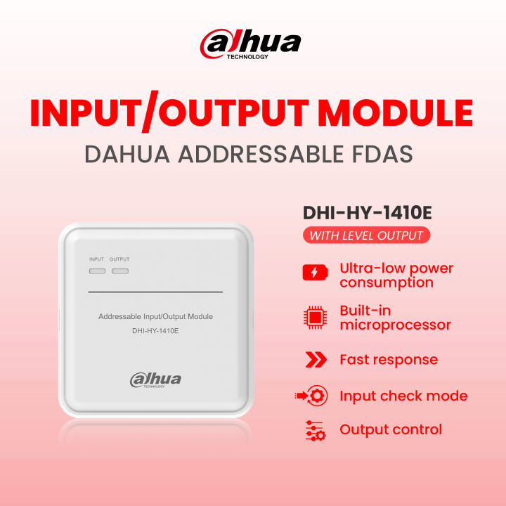 DHI-HY-1410E Dahua addressable fdas INPUT/OUTPUT MODULE WITH LEVEL ...