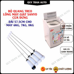Bộ quang treo ti treo máy giặt SANYO lồng đứng cửa trên 6kg 7kg 8kg dài 57.5cm - Quý Trần Auto