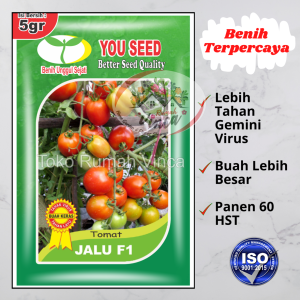 Benih Bibit Biji Tomat Tahan Virus dan Tahan Layu JALU F1 5g  dari You Seed