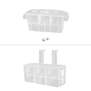 Aquarium Breeder Box for FishTanks Breeding Incubator Small Fish Hatchery Fish Spawning Box Separation Tanks