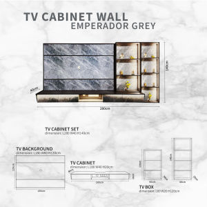 Wall Mount TV Cabinet 9FT -A2 B1 B2 C2