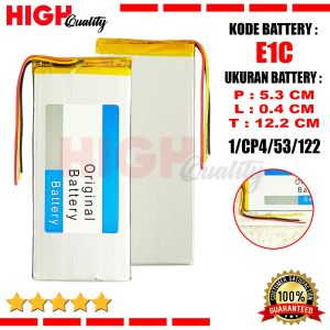 Baterai Universal Hp Tablet ADVAN E1C E1A E1B T1J T1H T1L T1 Ukuran Battery Panjang 5.3 cm Tinggi 12.2 cm 3 Kabel