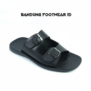 Sandal Kulit Sapi Asli Fenotti Pria Tan Gesper Premium Casual Elegan BandungFootwearID