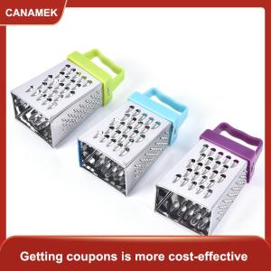 【CANAMEK】 4 mặt lưỡi pho mát Rau vắt dưa chuột Slicer cắt hộp vắt tay nhà bếp