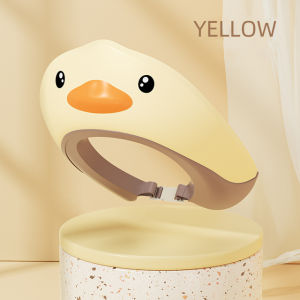 Baby Shampoo Cap Waterproof Ear Protection Silicone Cartoon Duck Children Shower Cap Water-blocking Hat Accessories