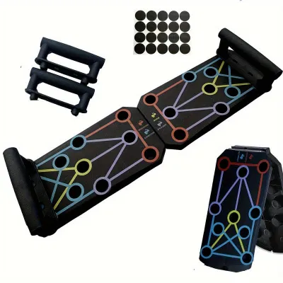 12 in 1 Body Building Push Up Rack Board System Fitness Comprehensive Exercise Workout Training