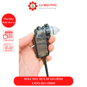 Cùm rơle ngắt máy rửa xe gia đình chân ren 19mm