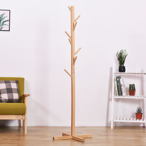 AVI Wooden Clothes Rack Flat Stand Coat Hanger Clothes Hanger Hanging Rack Penyangkut Baju Rak Gantung Baju Topi Bag