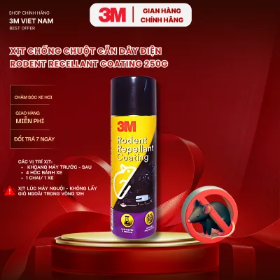 Chai Xịt Phủ Chống Chuột Cắn dây điện 3M Rodent Repellant Coating 89797 250g- HIỆU QUẢ 6 THÁNG