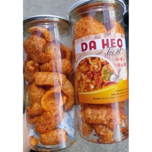 Da heo sấy giòn vị mắm hành hộp lớn 170gr chất lượng đồ ăn vặt ngon