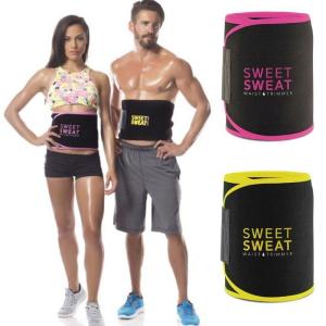 Sweet Sweat Adjustable Premium Waist Trimmer Abdominal Band Belt Stomach Workout