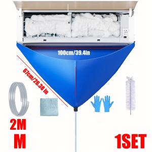 YESPERY Air Conditioner Cleaning Bag with Water Drain-pipe Waterproof Drain Bag Washing Conditioning Tool Kit