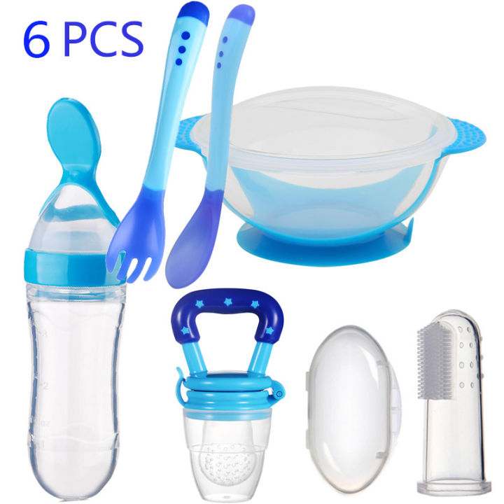 pcs/set Baby Food Feeder Kit Infant Fruit Feeder Pacifier