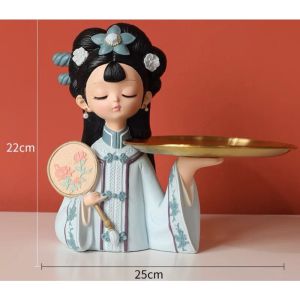 [ Sẵn ]Tiểu Thư bê khay đựng đồ chìa khoá  Mỹ phẩm  Decor siêu tiện dụng trang trí nhà cửa nhiều mẫu lựa chọn