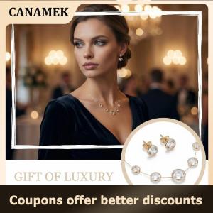 【 CANAMEK 】 Handmade Water Drop Necklace Clear Resin Dewdrop Pendant Trendy Dripped Jewelry for Romantic Date or Wedding Outfit