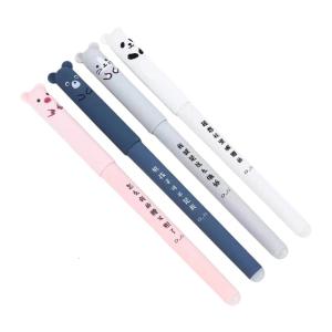 Pack Of 4 Gel Pen 0.35mm Tip Erasable Gel Pen Quick Drying Write Smoothly for Student Adult Noting Journaling