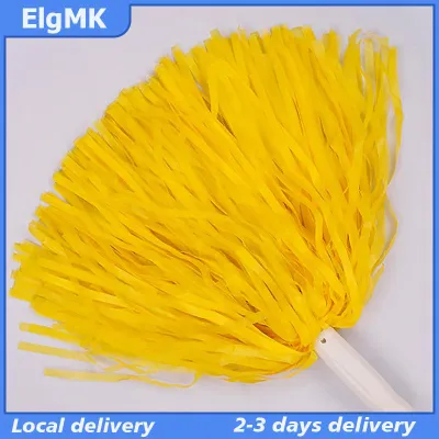 ElgMK Dance Sports Match Supplies And Vocal Concert Decorator Cheerleading Cheering Flower Ball Pom Poms