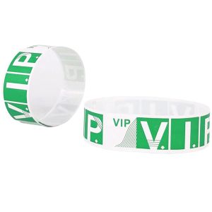 100 Pcs VIP Wristbands for Events Disposable Paper Wristbands