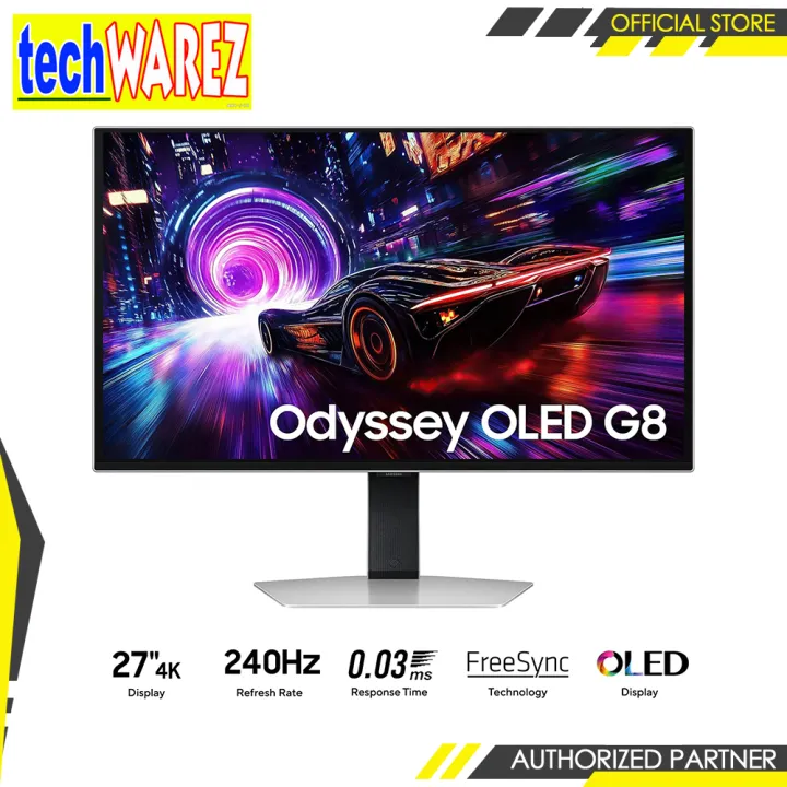 Samsung Odyssey G8 OLED G81SF 27-inch 4K Resolution (3840x2160) 240Hz 0 ...