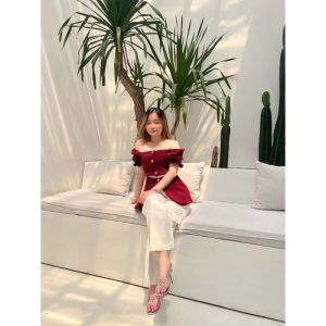 Piu Piu Fashion Clothing Baju Wanita / Cewek - Jane Top Atasan Blouse Simple Polos Premium Ala Korea