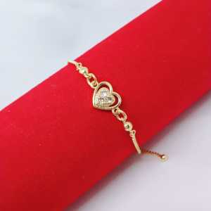 Gelang Serut Wanita Aksesoris Fashion Awet Tahan Lama Anti Karat Cocok Untuk Harian G2-7D