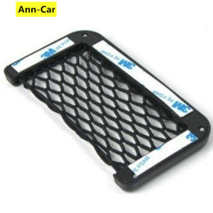 【Ann-Car】Car Storage Net Mesh Bag Phone Holder Pocket Organizer car phone holder phone holder car storage compartment phone holder