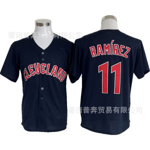 MLB Guardian Team No. 11 Ramirez Embroidery Craft Baseball Uniform Indians Indians