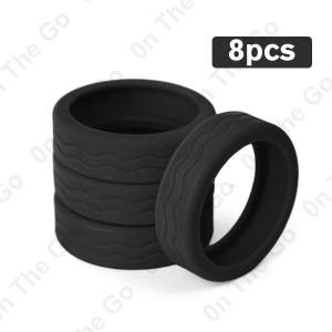 8PCS Sarung Roda Koper/ Pelindung Roda Koper Silikon Cover Roda Koper