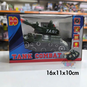 Đồ chơi xe tăng chạy pin cảm biến chướng ngại vật có đèn và âm thanh sống động (kèm pin)