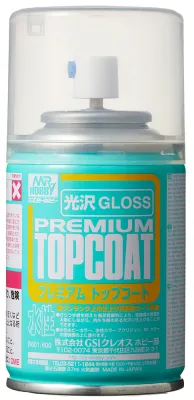 Mr. Hobby Top Coat B501–B503 / GX B601–B604 – Water-Based Gloss Matte UV-Cut Spray for Model Kits