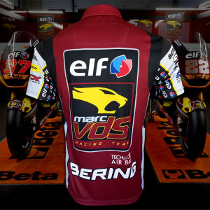 เสื้อโปโล Polo MotoGP ELF Marc VDS Racing เสื้อโปโลโมโตจีพี ทีม  เอลฟ์ มาร์ค วีดีเอส เรสซิ่ง #MG0044 รุ่น Sam Lowes#22 ไซส์ S-5XL