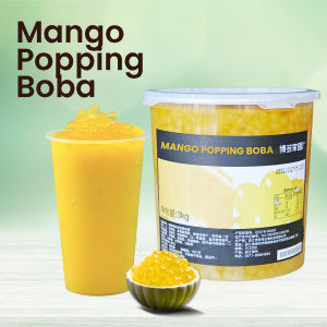 Mango/Blueberry Popping Boba 3kg For Juice Fruit Tea l Milk Tea l DIY Fruit Tea l Family DIY Juice