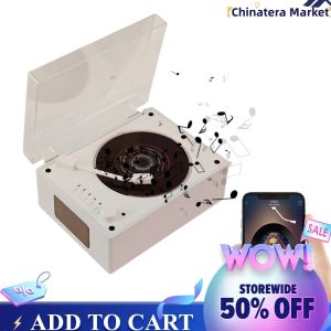 【Chinatera】 Desktop CD Player Bluetooth-Compatible 5.0 Support CD BT USB 3.5mm AUX for Phone