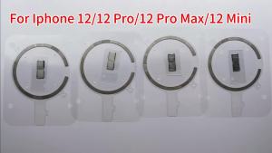 1 bộ phận dùng cho mô-đun nam châm sạc không dây tương thích với iPhone 12 mini 13 Pro Max 14 Plus bao gồm phần vỏ sau mặt kính phía sau và vòng kim loại từ tính.