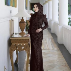 COD Leona Dress Velvet apk Brokat Payet Dress Wanita Terbaru 2025 Kekinian Dress Untuk Kondangan