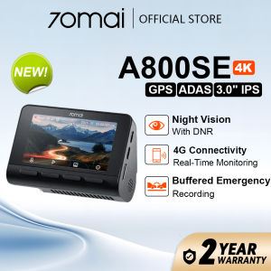 【NEW】70mai Dash Cam 4K A800SE Dashcam Dual-Vision 30 FPS Car Camera RC22 WiFi Car Camera APP Control  Built-in GPS Dashcam With 4G Connection