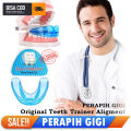 Alat Perapih Gigi - Behel Pelurus Gigi Teeth Trainer Alignment 100%  - Alat Perapih Gigi Miring - Perapih Gigi Behel Lepas Pasang Karet Warna Biru - Made In USA 1 Pcs. 