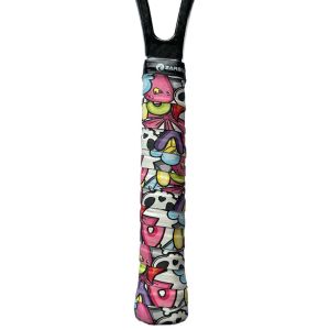 CONISTON 3D Printing Grip Sweat Band Skidproof Sticky Badminton Grip Tape Fishing Rod Accessories Lasting Fishing Rod Grip Cover Badminton Racket