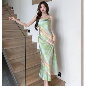 korean summer purple dress for women casual floral dress plus size v neck dress dress long party dress for woman on sale