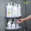 AKAPE - ECOCO Bathroom Storage Shelf Shower Snap Up Corner Shelf Shampoo Holder Basket Shelf Wall Shelves for Shelving Kitchen. 