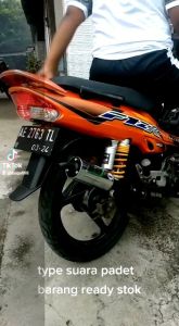 Knalpot standar racing fizr hitam doff by nxlracingproduct gratis laser nama